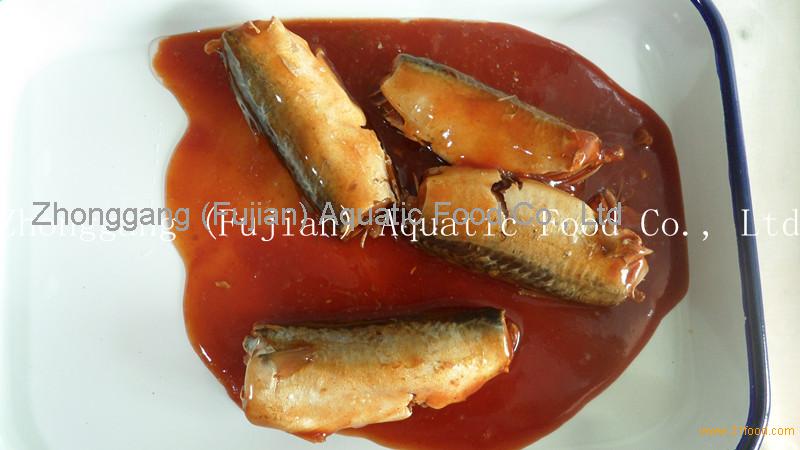 CANNED MACKEREL IN TOMATO SAUCE