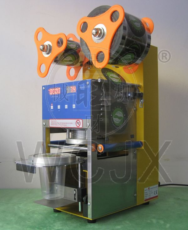 Details about   Commercial Fully Automatic Bubble Tea Cup Sealing Machine,Plastic Cup Sealer
