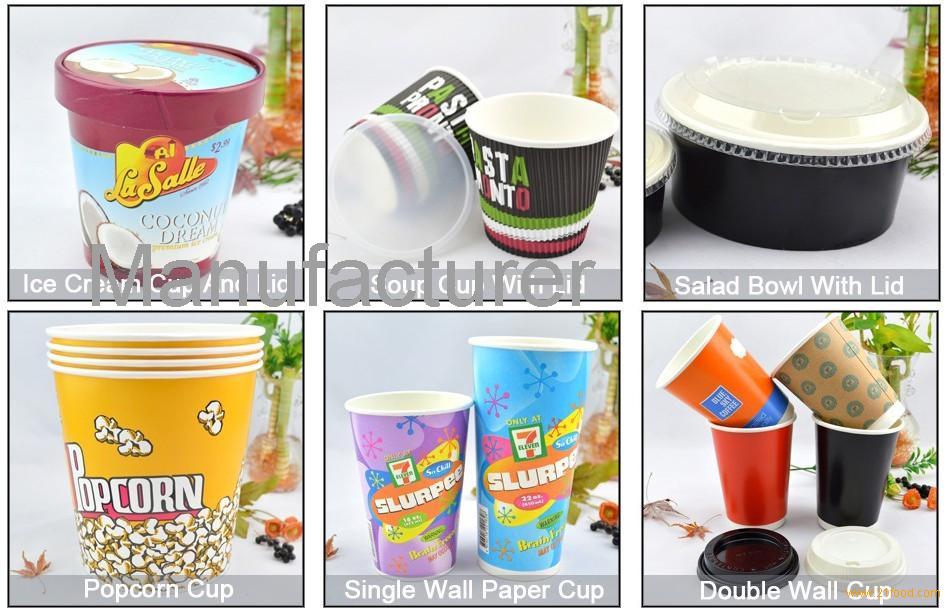 Disposal take away paper bowl noodle bowl,China OEM price supplier - 21food