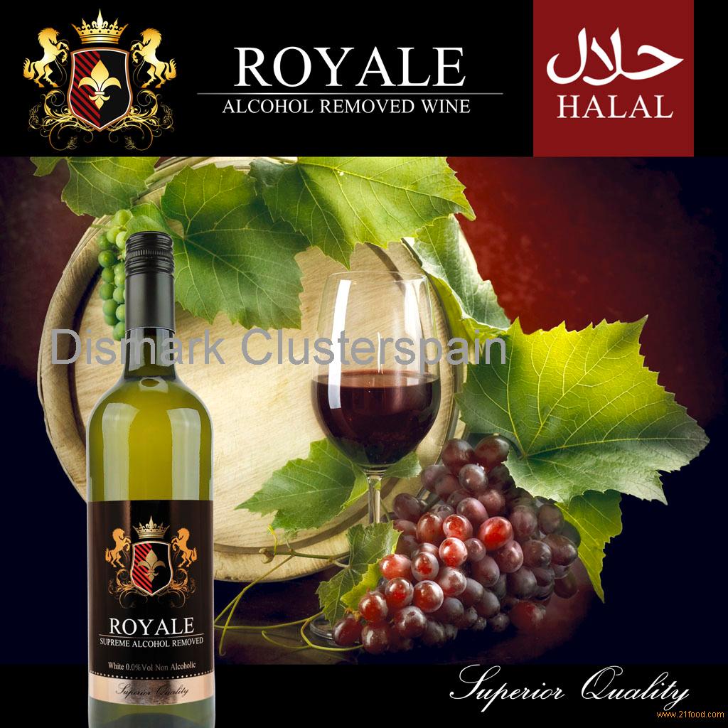 Royale alcohol free Halal wine white,Spain price supplier - 21food