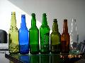 glass bottles