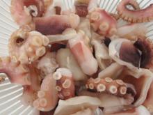 Blanched Cut Octopus