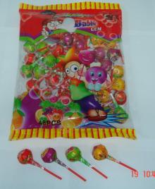 Bubble  gum  lollipop(4 Flavors) A