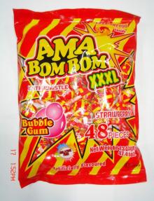 Bubble gum lollipop(whistle) A