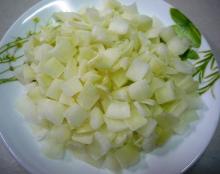 Onion diced 10 x10