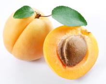 apricot half, skinned