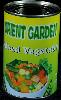 CANNED MIXED  VEGETABLE  IN  TIN 