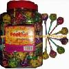 Lollipop filled with bubble gum