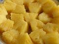 Canned pineapple chunks