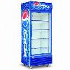 Single Door Upright Cooler/Chiller/Showcase for Pepsi and Coca Cola, 128 to 660L Capacity