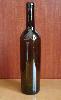 Glass jar burgundy bottle