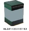 square tea tin