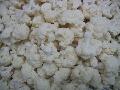 Quick-frozen white cauliflower
