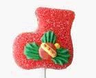 Christmas jelly lollipops