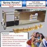 Spiral potato fry machine