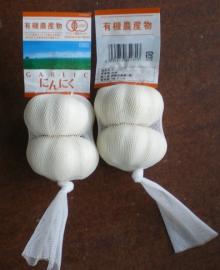 pure white garlic