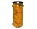 Canned Apricot halves in light syrup 580ml glass jars