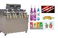 Preformed bag liquid filling sealing machine
