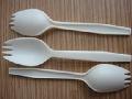 Disposable corn starch  flatware / cutlery