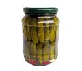  Pickled   baby   cucumber  in  jar 