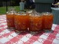 fruit jams of various flavours