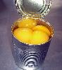 canned yellow peach