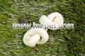 Pet food-retriever rawhide knotted bones with round shape