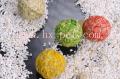 Pet food-colored munchy ball