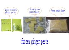 frozen ginger puree and tablet