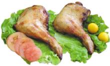 CHICKEN ROASTED LONG CUT LEG ON VEGETABLE