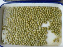 canned green peas