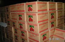 Canned tomato paste