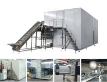 Fluidized  IQF   freezer 