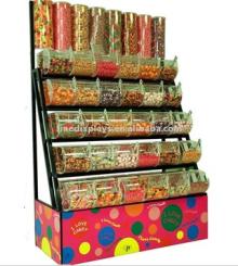 5 Tier Candy Bins Display Rack