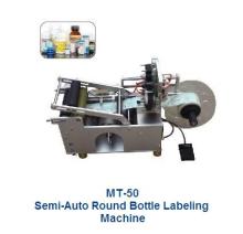 MT-50 Semi-Auto round bottle labeling machine