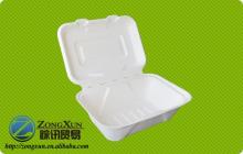 600ml sugarcane  clamshell  food container