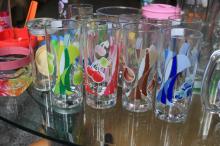 Jesin Glass Cups with thermal transfer printing