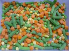 4 ways of frozen mixed vegetables