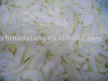 Frozen onion slices