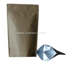 paper foil laminate standup pouch with zipper