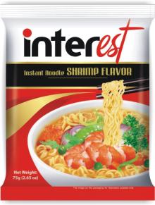  Shrimp   Flavour  Instant noodles  Interest  75gr