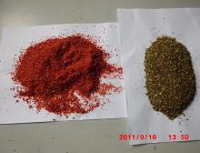 dehydrate red bell pepper