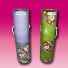 Christmas wine paper box