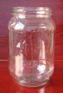 030-004  glass  jar