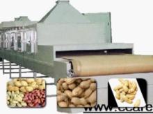 continuous roasted peanuts microwave drying machine
