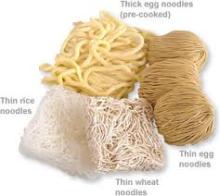 Thin wheat noodles