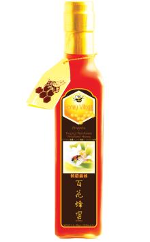 Honey Village - Propolis in Tropical Rainforest Polyfloral (Wildflower) Honey