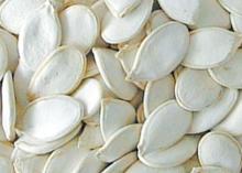 Pumpkin seeds snow white in shell