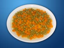  canned   peas  and  carrot s