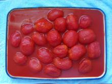 canned  whole   tomato  peeled